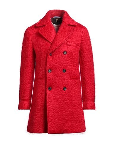 IL CAPPOTTINO Coat Red 78% Mohair wool, 16% Wool, 6% Polyamide