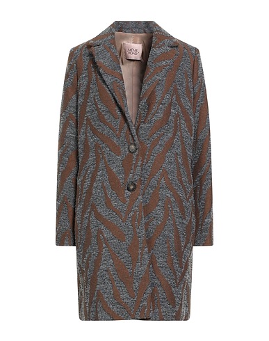 MÊME ROAD Coat Grey 68% Polyester, 20% Cotton, 8% Wool, 4% Acrylic