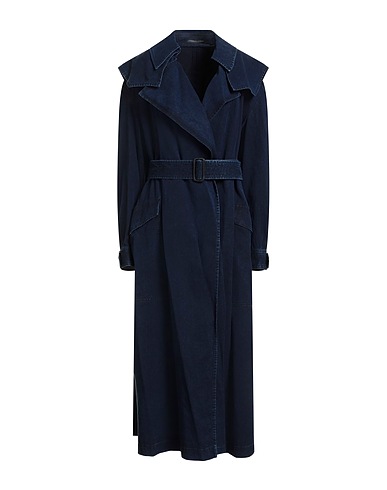 YOHJI YAMAMOTO Denim jacket Navy 60% Lyocell, 40% Cotton