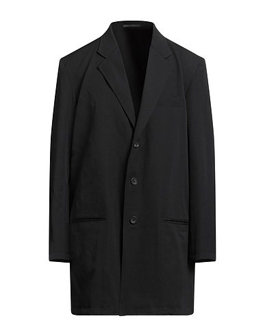 YOHJI YAMAMOTO POUR HOMME Full-length jacket Black 100% Wool