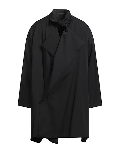 YOHJI YAMAMOTO POUR HOMME Double breasted pea coat Black 100% Wool