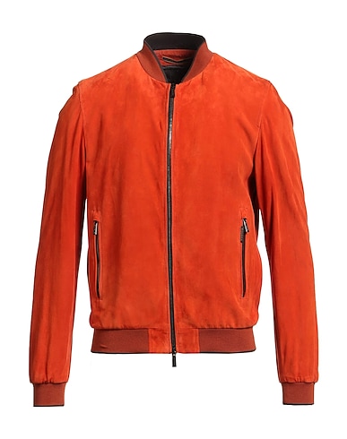 MOORER Bomber Orange 100% Sheepskin, Polyester