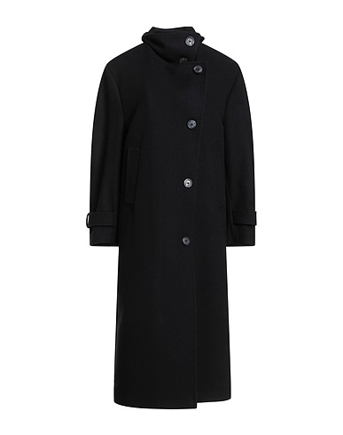 BOTTEGA MARTINESE Coat Black 80% Wool, 20% Polyamide