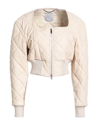 STELLA McCARTNEY Jacket Ivory 41% Viscose, 31% Polyurethane, 19% Polyester, 9% Cotton
