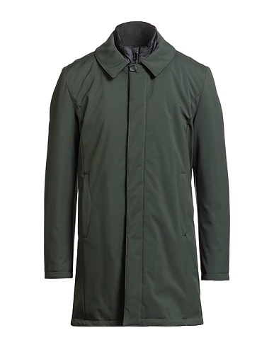 RICHARD OWE'N Lange Jacke Dunkelgrün 94% Polyester, 6% Elastan