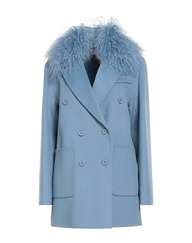 P.A.R.O.S.H. Coat Pastel blue 100% Wool