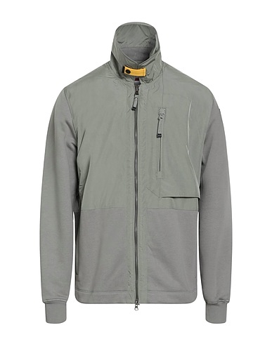 PARAJUMPERS Jacket Sage green 86% Cotton, 14% Polyester, Polyamide