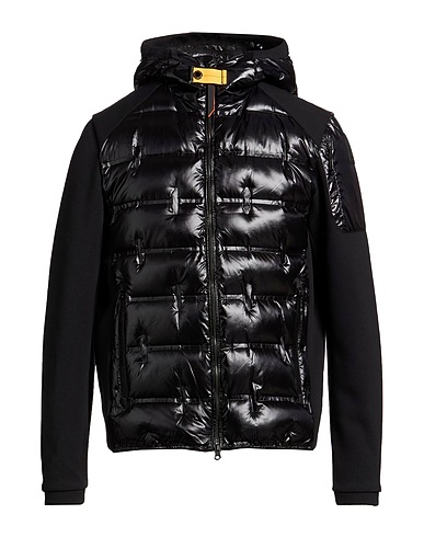 PARAJUMPERS Shell  jacket Black 100% Polyamide, Polyester, Cotton, Elastane
