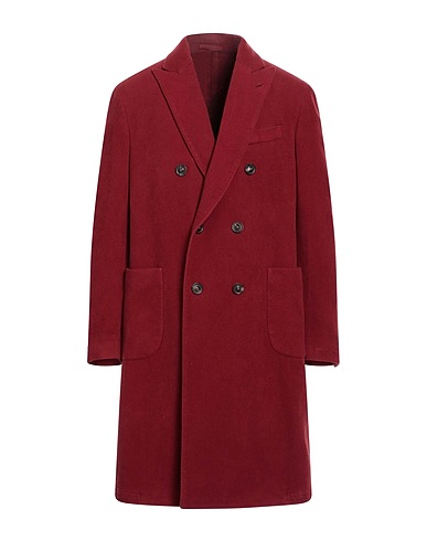LARDINI Coat Garnet 100% Cashmere