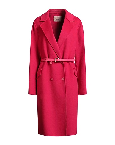 TWINSET Mantel Fuchsia 50% Polyester, 50% Wolle