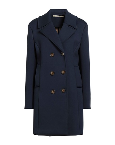 ANGELA DAVIS Coat Midnight blue 95% Viscose, 5% Elastane
