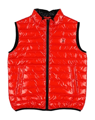 HERNO Gilet GLOSS Tomato red 100% Polyamide, Polyurethane