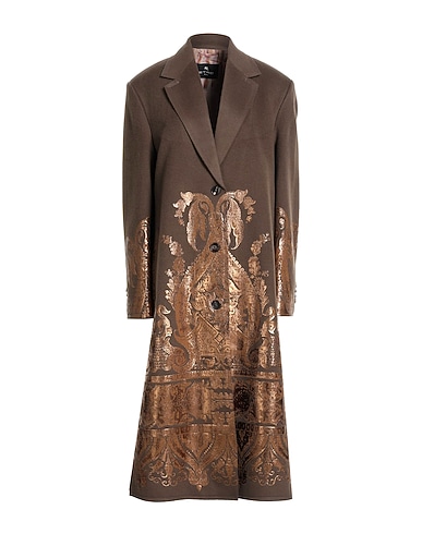 ETRO Mantel Braun 90% Wolle, 10% Kaschmir
