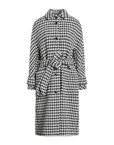 TOMMY HILFIGER Coat Off white 52% Wool, 20% Polyamide, 17% Synthetic fibers, 10% Alpaca wool, 1% Viscose