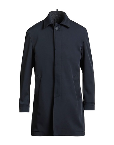 PAUL MIRANDA Coat Blue 97% Polyester, 3% Elastane