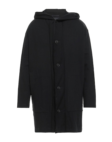 YOHJI YAMAMOTO Full-length jacket Black 100% Cotton