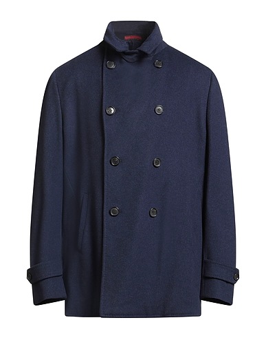 ISAIA Coat Navy 90% Wool, 10% Cashmere