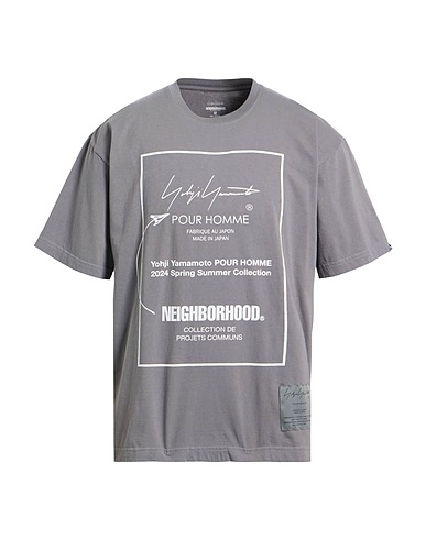 YOHJI YAMAMOTO POUR HOMME T-shirt X NEIGHBORHOOD Grey 100% Cotton