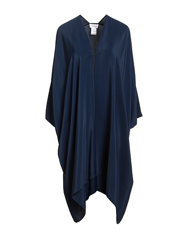 OTTOD'AME Cloak Navy blue 70% Acetate, 30% Silk