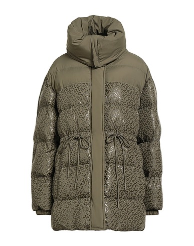 PINKO Shell jacket Military green 100% Polyester