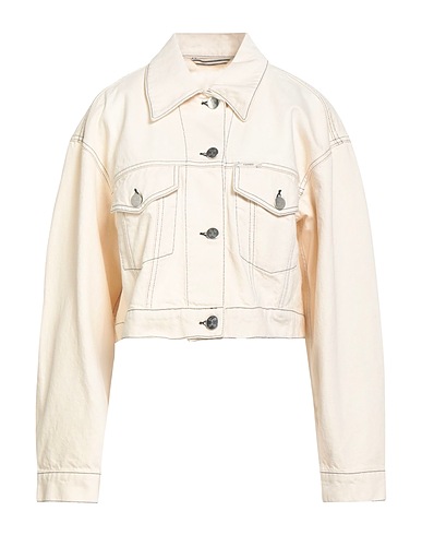 CLOSED Denim jacket Ivory 80% Cotton, 20% Recycled cotton