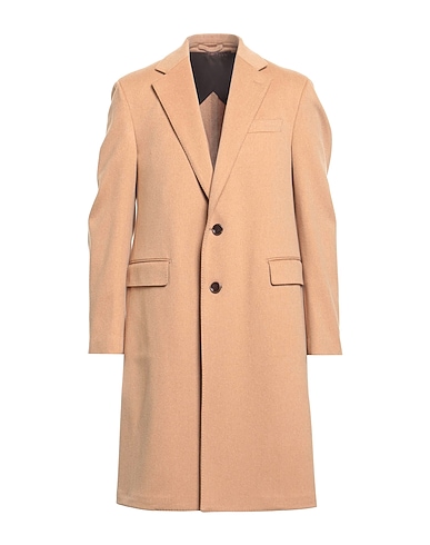 LARDINI Coat Camel 100% Wool