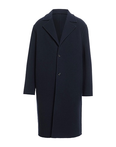 LARDINI Mantel Marineblau 85% Wolle, 15% Kaschmir