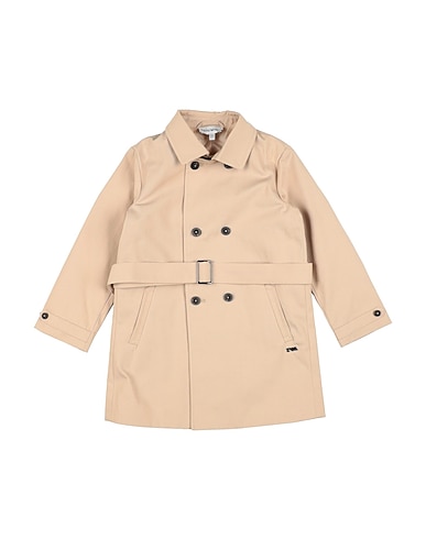 EMPORIO ARMANI Full-length jacket Beige 60% Polyester, 40% Cotton