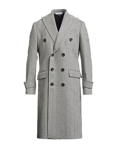 BOTTEGA MARTINESE Coat Black 60% Wool, 20% Polyester, 15% Polyamide, 5% Other Fibres