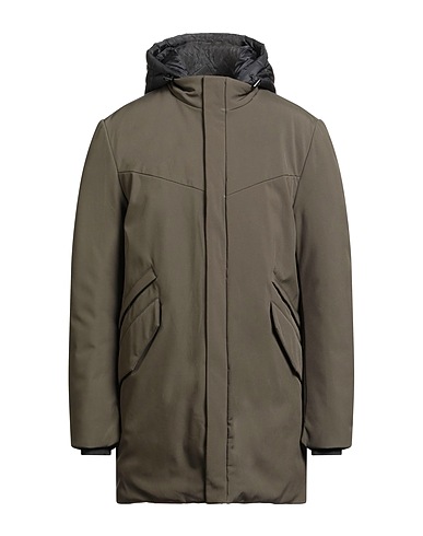 HAMAKI-HO Coat Military green 92% Polyester, 8% Elastane