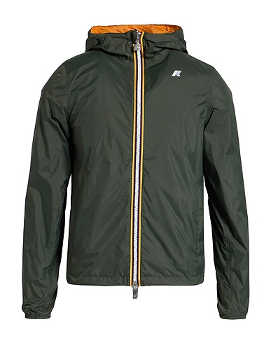 K-WAY Jacket Dark green 100% Nylon