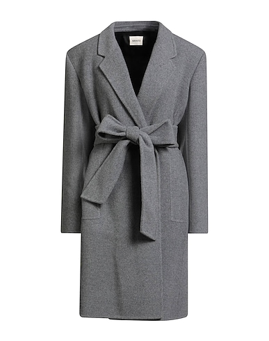 KHAITE Coat Grey 85% Recycled wool, 15% Wool