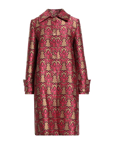LA DOUBLE J Full-length jacket Magenta 98% Cotton, 2% Elastane