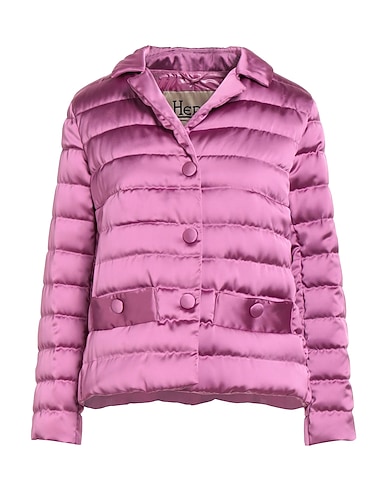 HERNO Shell jacket Mauve 100% Polyester