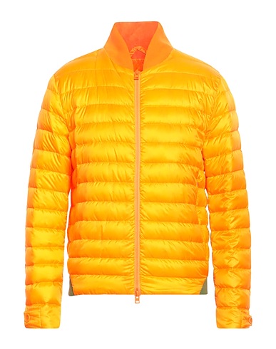 HERNO Shell jacket GLOBE Orange 100% Polyamide, Cotton