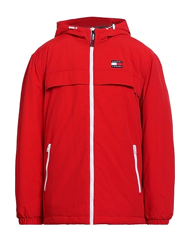 TOMMY JEANS Jacket Red 100% Polyamide