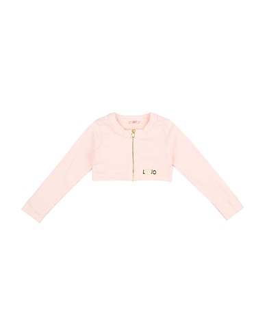 LIU •JO Jacket Light pink 98% Cotton, 2% Elastane