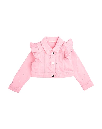 LIU •JO Denim jacket 98% Cotton, 2% Elastane