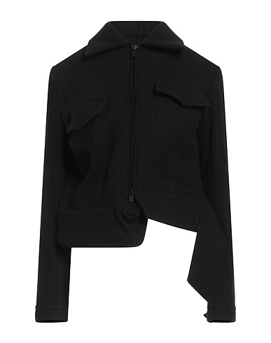 YOHJI YAMAMOTO Jacket COLLECTIONS Black 90% Wool, 10% Nylon
