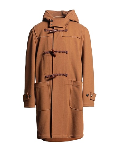 LARDINI Coat Camel 80% Wool, 20% Polyamide