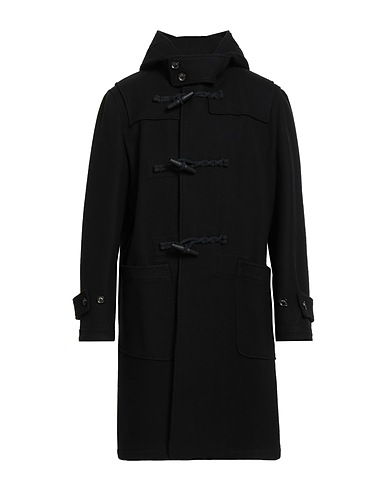 LARDINI Coat Black 80% Wool, 20% Polyamide