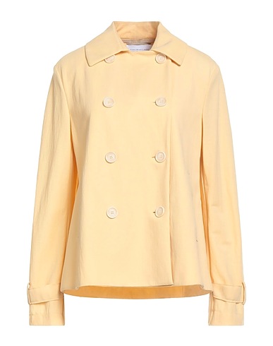 HARRIS WHARF LONDON Caban e doppio petto Giallo pastello 57% Viscosa, 43% Poliammide