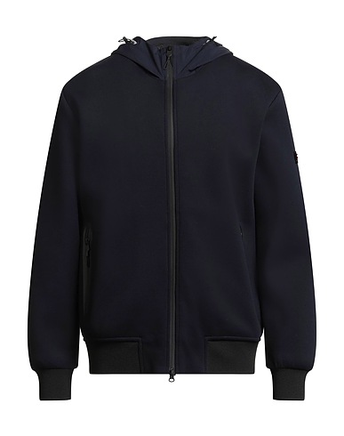 PEUTEREY Hooded sweatshirt Midnight blue 81% Polyester, 13% Viscose, 6% Elastane, Polyamide