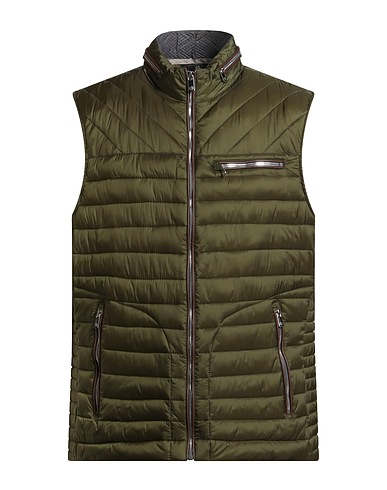 MILESTONE Vest Military green 100% Polyamide, Polyurethane, Polyester