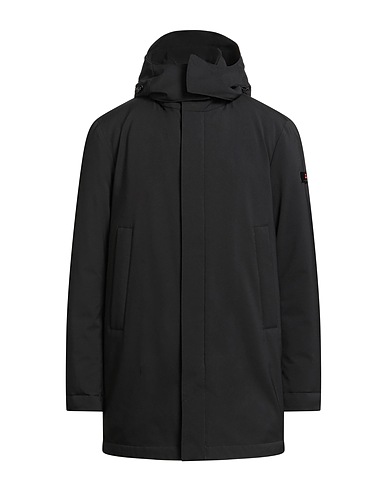 PEUTEREY Coat Black 91% Polyester, 9% Elastane
