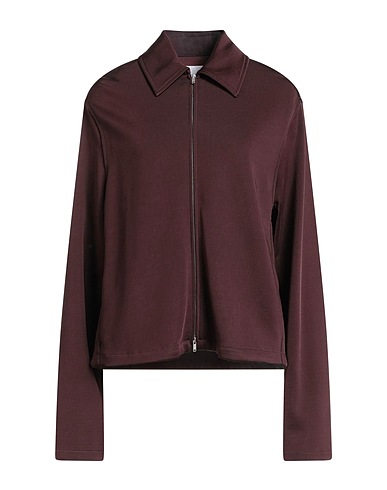JIL SANDER Jacke Dunkelbraun 46% Viskose, 40% Schurwolle, 10% Polyamid, 4% Elastan