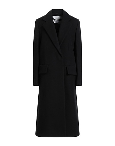 JIL SANDER Coat Black 100% Wool
