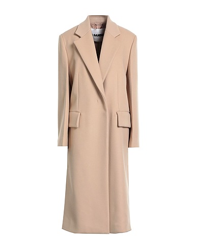 JIL SANDER Coat Sand 100% Wool
