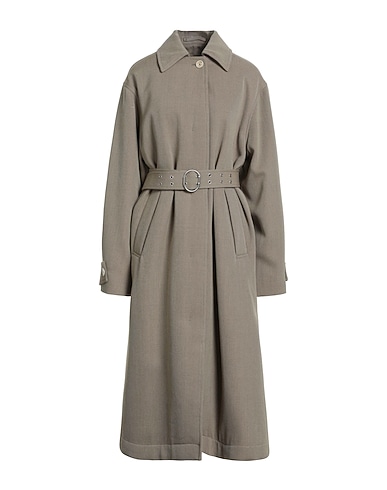 JIL SANDER+ Coat Sage green 100% Virgin Wool