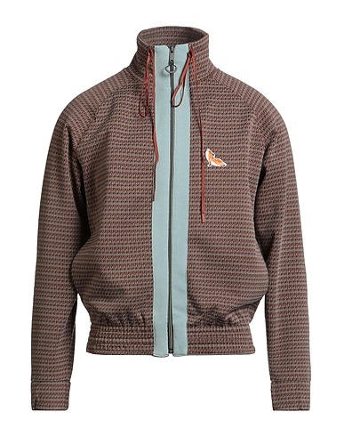 MAISON KITSUNÉ Jacket Brown 61% Polyester, 30% Cotton, 7% Nylon, 2% Elastane